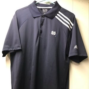 Men’s Notre Dame Adidas Climacool Golf Shirt